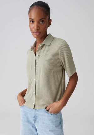 REGULAR SOFT - Hemdbluse - pale olive