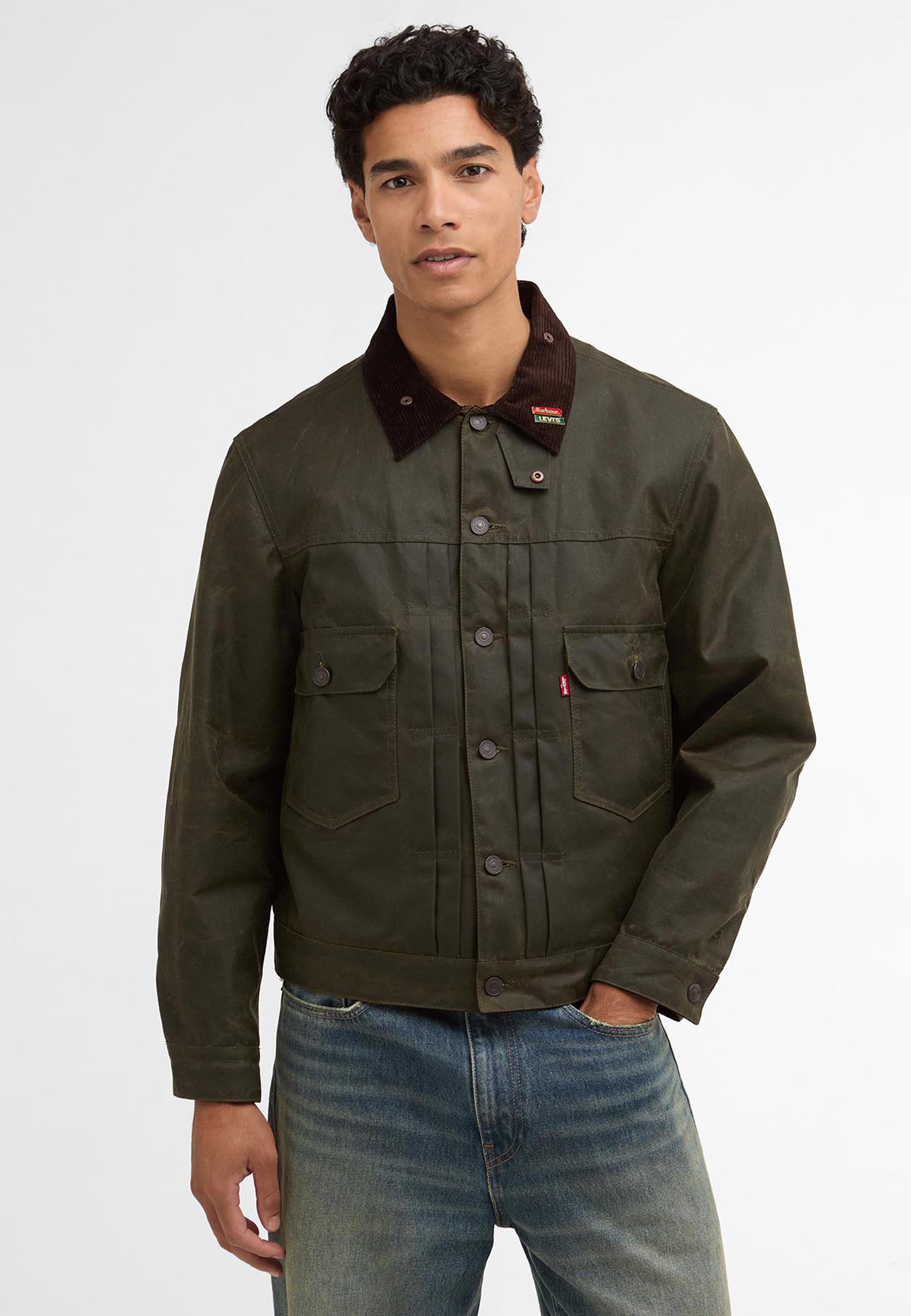 Barbour BARBOUR X LEVI'S® TYPE II WAXED JACKET - Jeansjacke