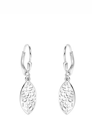 LEAF - Øreringe - silver coloured