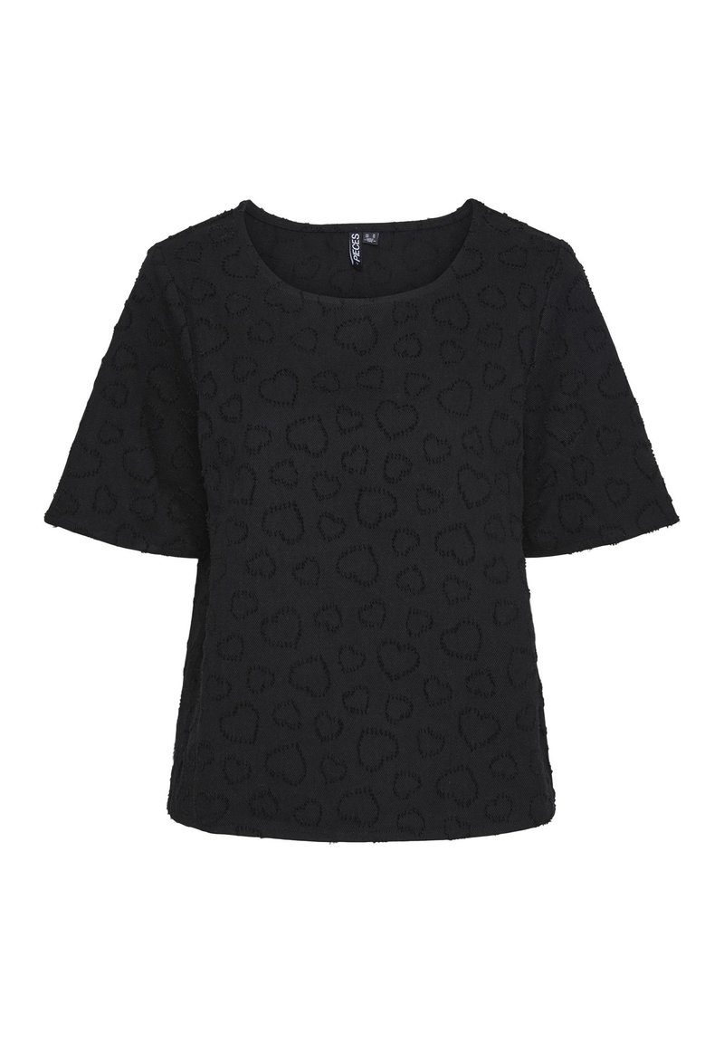 Pieces T-shirt print zwart