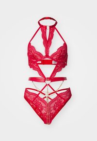 Ann Summers LOVE MI AMOUR CROTCHLESS - Κορμάκι ouvert - red