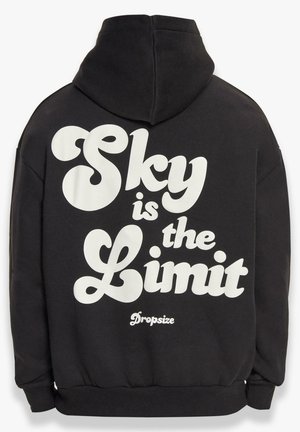 Dropsize HEAVY SKY ISTHE LIMIT  - Pulover s kapuco - black