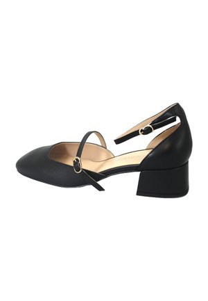 CAFèNOIR Ballerine con cinturino - nero