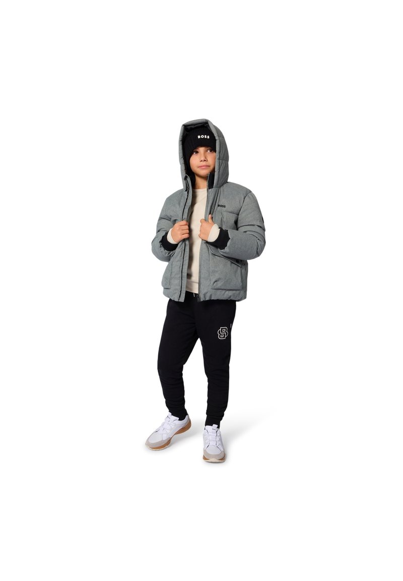 BOSS Kidswear JUNIOR PUFFER JACKET SOFT TOUCH - Vinterjakke - heather grey