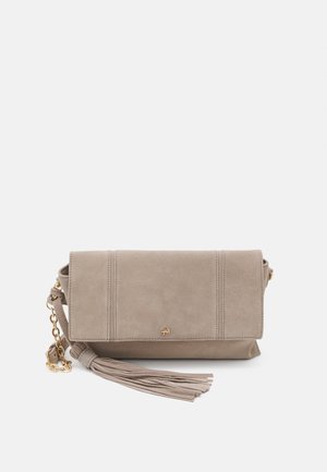 LEATHER - Clutch - taupe