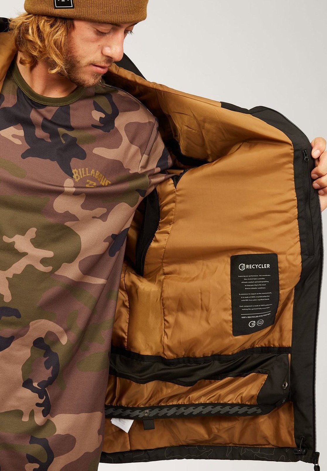 billabong camo jacket