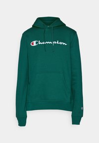 ICONS CONTRAST LOGO LARGE - Hoodie - dark green