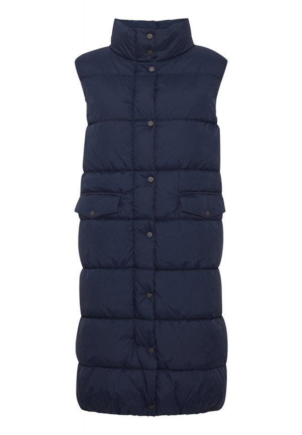 BYBOMINA - Waistcoat - peacoat3
