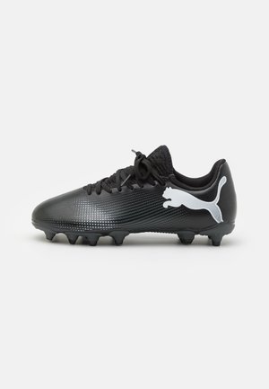 Puma FUTURE 7 PLAY FG/AG JR UNISEX - Botas de fútbol con tacos - black/white