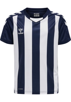 Hummel CORE  - T-Shirt print - marine white