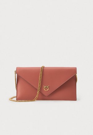 FLAT MINI - Soma ar siksnu pāri ķermenim - rosa toast/gold-coloured
