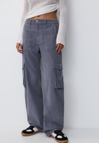 PULL&BEAR Cargobukser - grey
