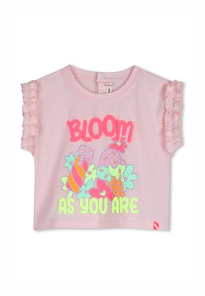 MET KORTE MOUWEN - T-Shirt print - baby pink