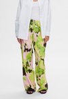 SLFHELINDA WIDE - Nohavice - lime green