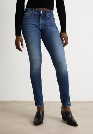 MID RISE - Jeans Skinny Fit - denim dark