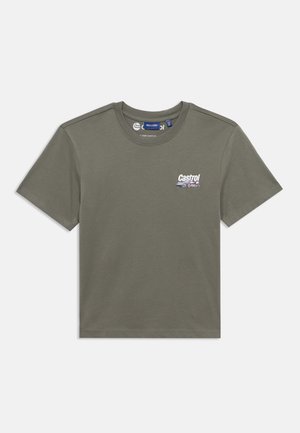 OSJCASTROL LIFE TEE - Camiseta estampada - castor gray