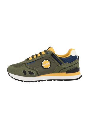 Colmar TRAVIS  - Baskets basses - m green/yellow/dk denim