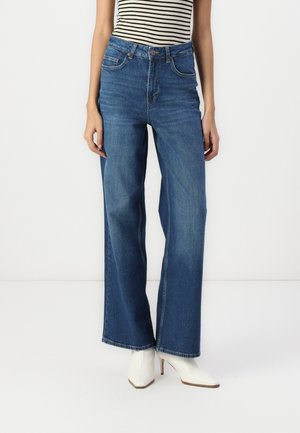 VMREBECCA WIDE - Wide Leg - medium blue denim
