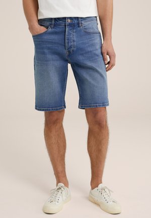 RIDGE - Shorts di jeans - blau