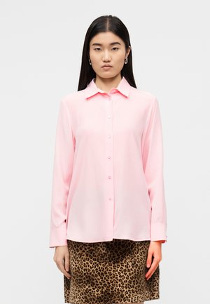 Blúzka so zapínaním na gombíky - rosa