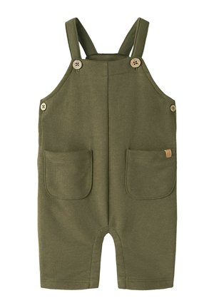 Lil' Atelier DUNGAREES LOOSE FIT - Salopette - winter moss