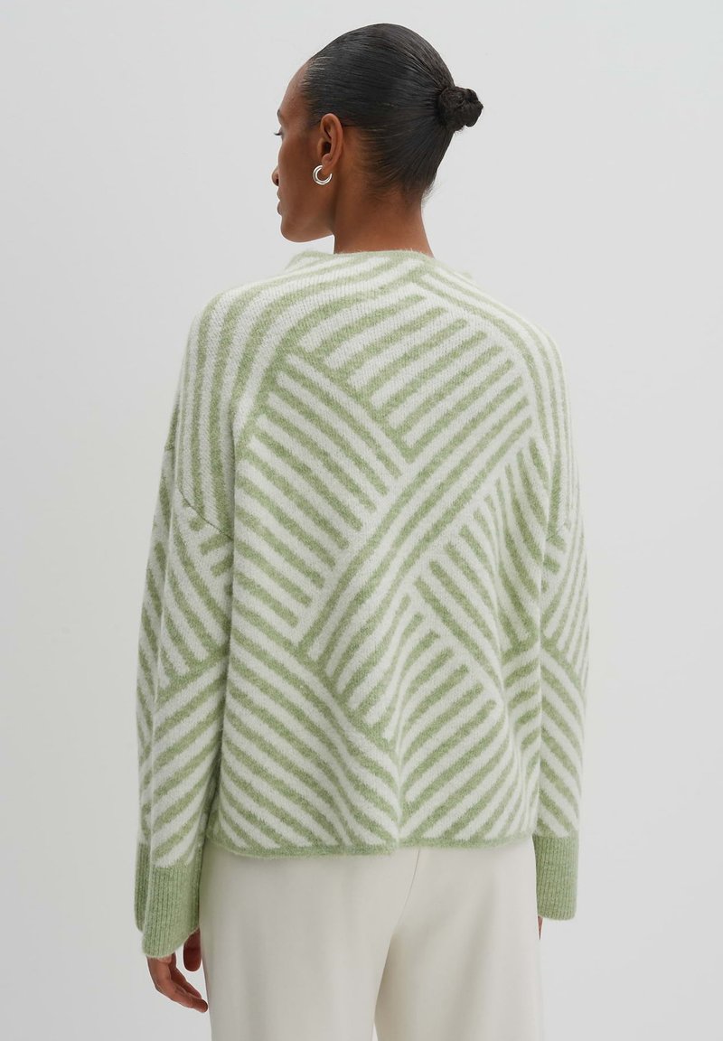 Oversize Pullover Damen Pullover Someday Strickpullover Pale Jade/grün