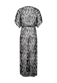 Cupshe LEOPARD PRINT SWIM COVER UP KIMONO - Accessoire de plage - black