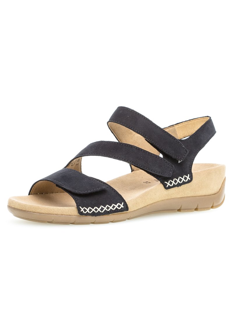hilfiger keilsandalette blau
