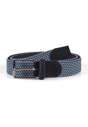 Gevlochten riem - blue