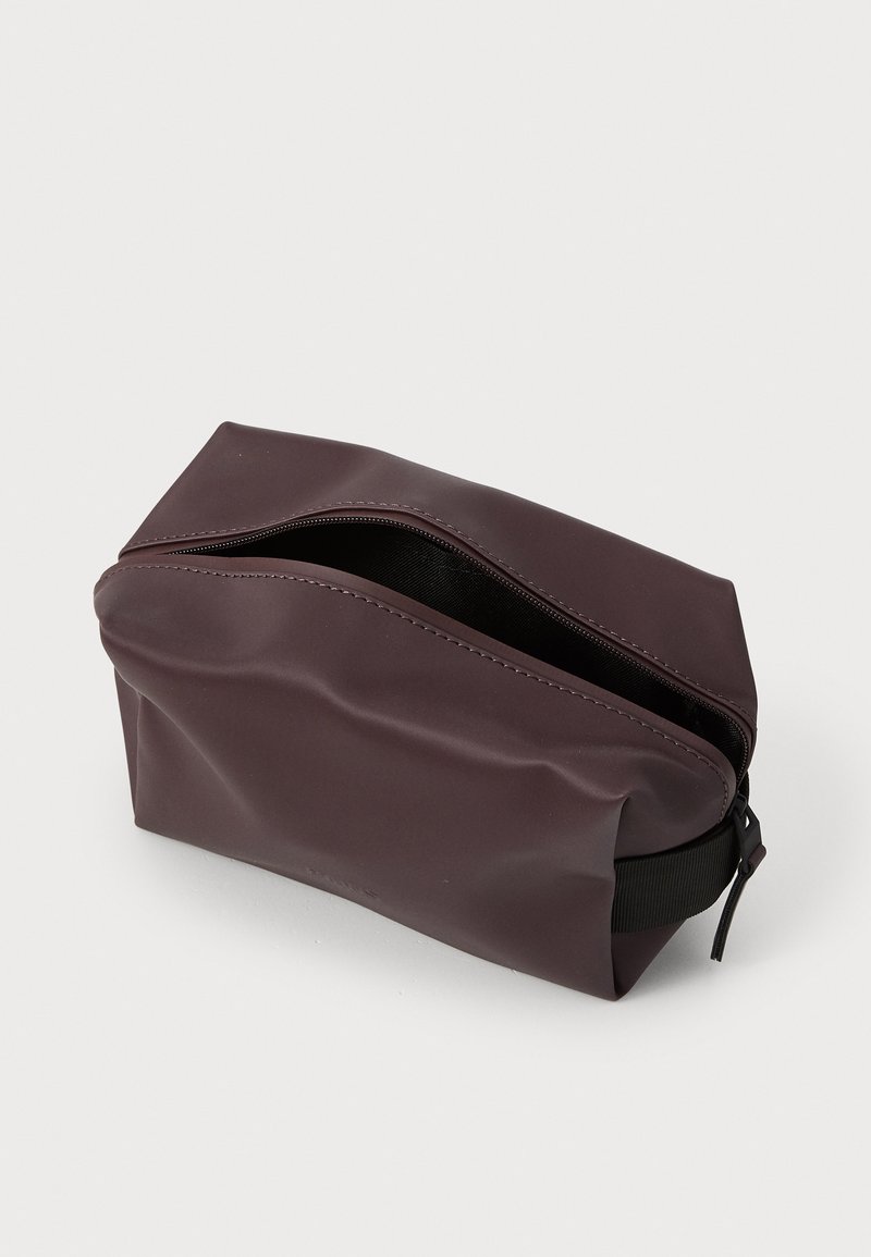 RAINS Wash Bag Petit Sac De Toilette Imperméable Pour Femme - Design Minimaliste Noir