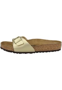 Birkenstock - MADRID BF PATENT REGULAR - Papucsszandálok - gold Miniatűr kép 1