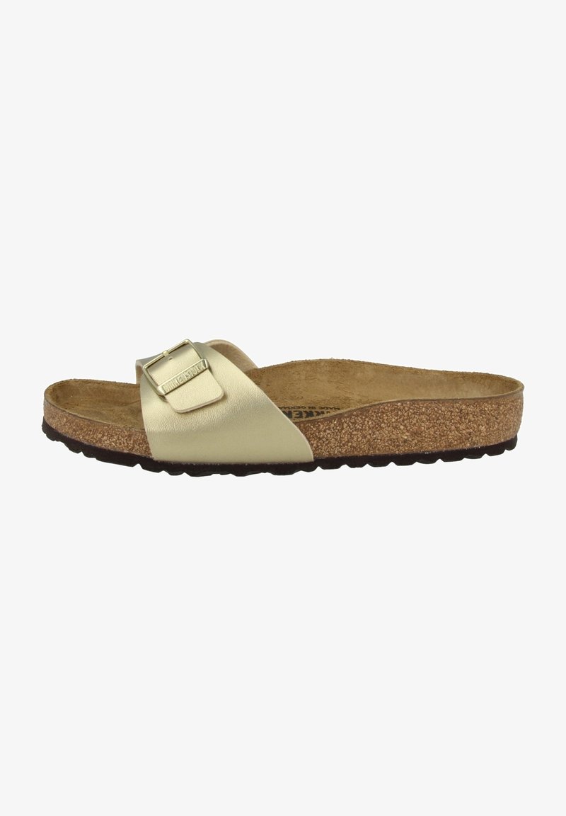 Birkenstock - MADRID BF PATENT REGULAR - Pantoletai - gold, Padidinti