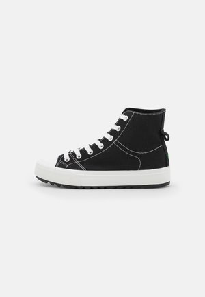High-top trainers - black