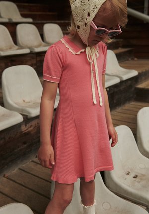 Copenhagen Colors, PEPLUM DRESS - Abito in maglia - pink