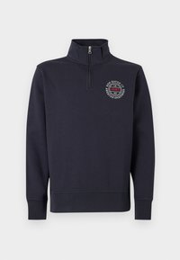GRAPHIC HALF ZIP - Mikina - evening blue