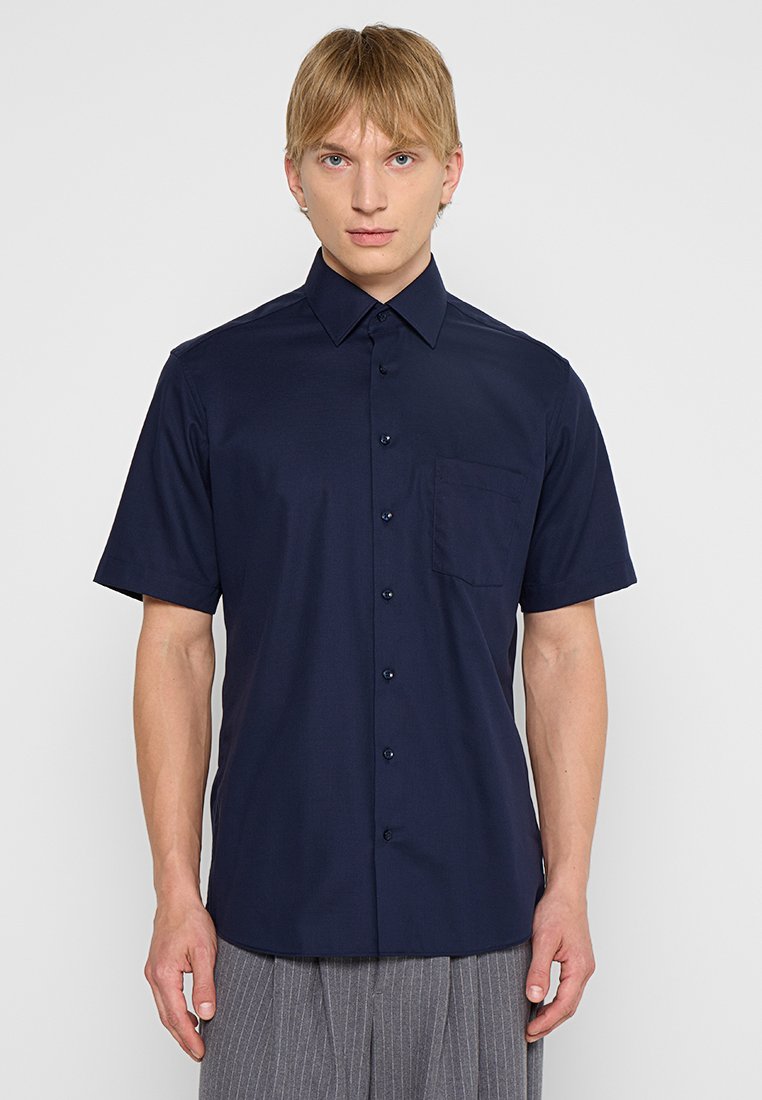 Eterna Overhemd koningsblauw Eterna Overhemd koningsblauw