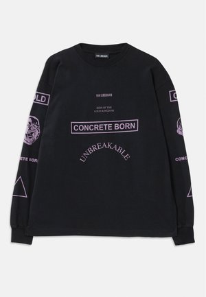 GRAPHIC LONG SLEEVE TEE - Camiseta de manga larga - black