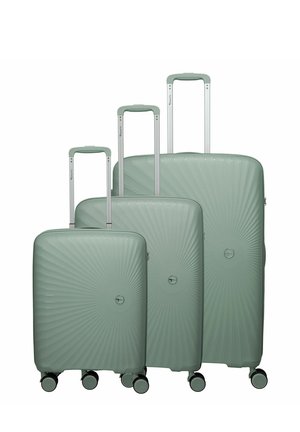 Travelite TAMARIS X TRAVELITE VOYAAGE 4 ROLLEN KOFFERSET 3-TEILIG MIT DEHNFALTE UNISEX - Set di valigie - sage green