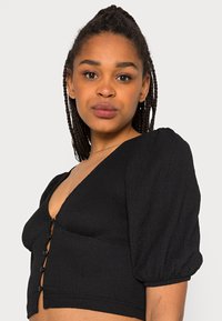 Monki Blusa - black dark