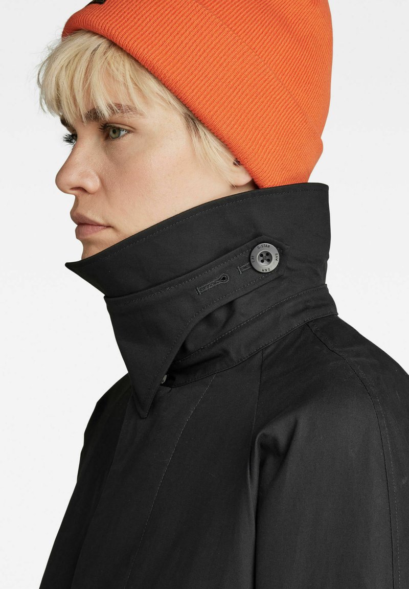 Damen Parkas | G-Star RIDER TRENCH Kurzmantel dk black/schwarz - EU01526 Damen Parkas | G-Star RIDER TRENCH Kurzmantel dk black/schwarz - EU01526