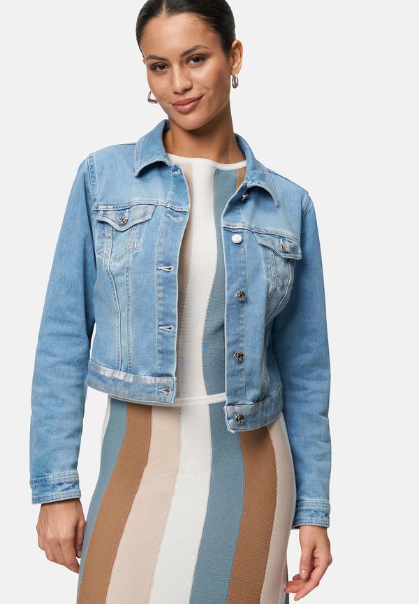 MIT KNOPFLEISTE - Jeansjacke