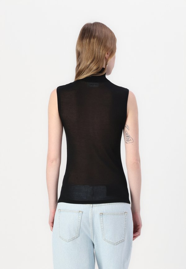 NIMA SHINY SLEEVELESS NECK  - Top3