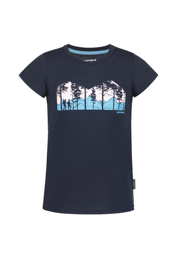 KEARNY - Sport T-Shirt - dunkel blau