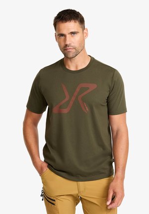 T-shirt med print - forest night