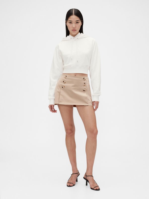 GAP STUDIO SAILOR SKORT - Jeansrock - classic khaki