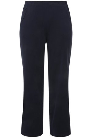 Ulla Popken, GERADE FORM, RUNDUM-GUMMIBUND & 2 TASCHEN - Broek - dark blue