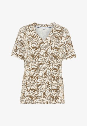 BRAX, STYLE CARINA S - T-shirts print - mocha brown