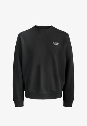 JJEARCHIVE GRAPHIC CREW NECK - Športni pulover - black