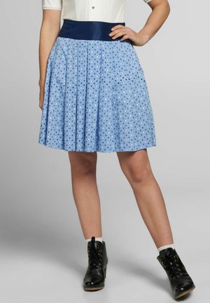 Spieth & Wensky ALEXANDRA-ROCK D - A-line skirt - blau