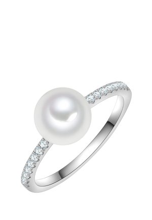 MUSCHELKERNPERLE ZIRKONIA - Ring - silver-coloured